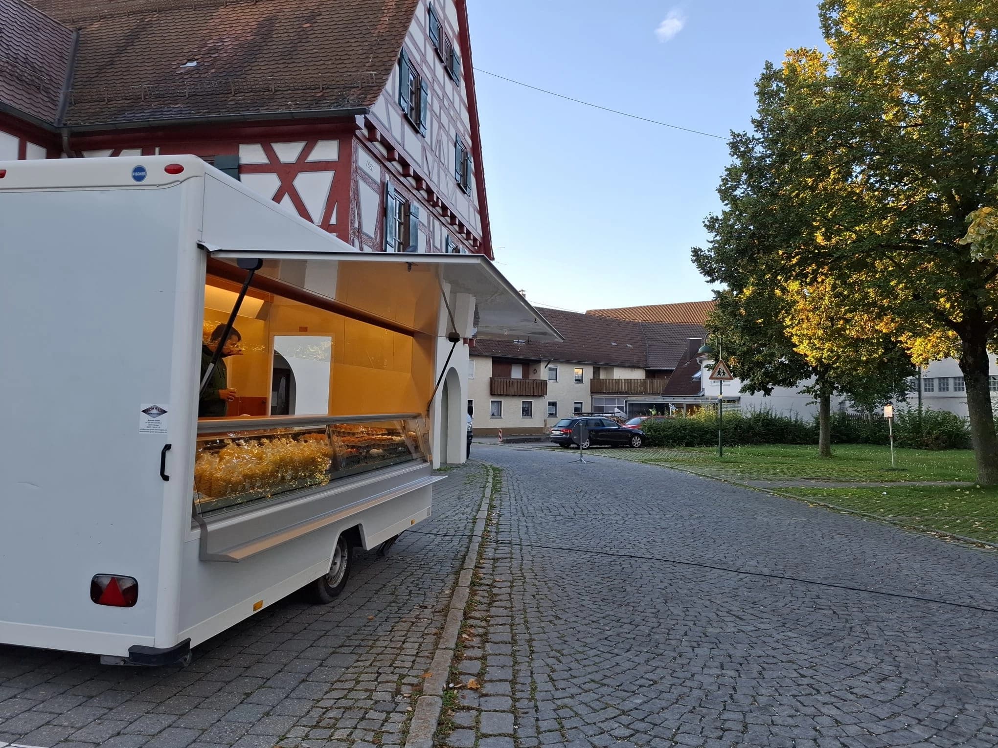 Jakob im mobilen Eierlaedle